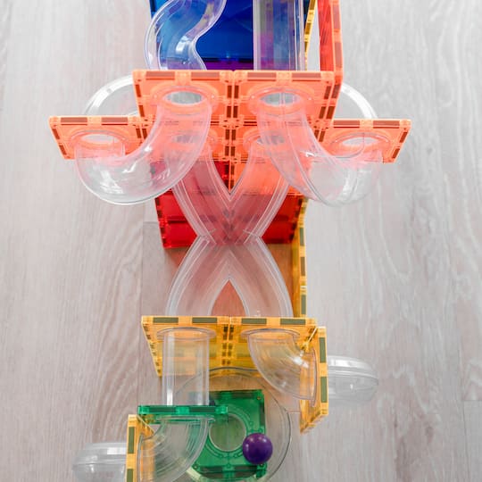 Connetix® Rainbow Magnetic Tiles Ball Run Expansion Kit